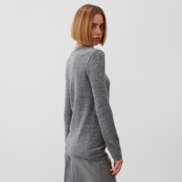 Джемпер (лонгслив) женский MINAKU: Knitwear collection цвет серый ,р-р 50