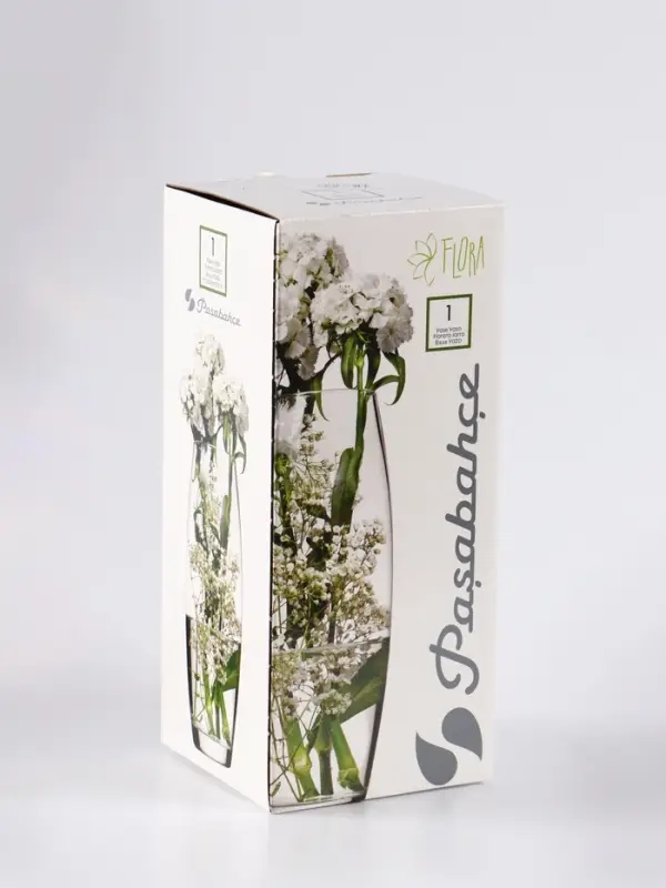 Ваза &laquo;Арианна&raquo;, туман, овал, h=26 см, стекло