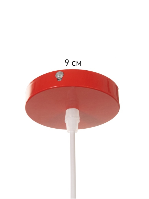 Светильник Edward 1х40Вт Е27 пр-1м красный 38х38х25см Светильник Edward 1х40Вт Е27 пр-1м красный 38х38х25см