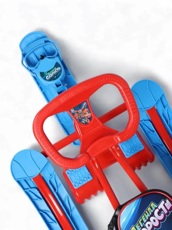 Снегокат «Трансформер», со спинкой, красный, синий, ТС4-1/ТР Snow Cat Снегокат «Трансформер», со спинкой, красный, синий, ТС4-1/ТР Snow Cat