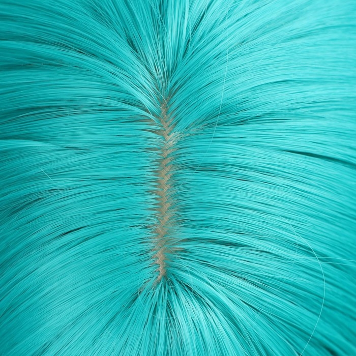 Парик искусственный, с чёлкой, имитация кожи, 30 см, цвет бирюзовый(#SHT127) Парик искусственный, с чёлкой, имитация кожи, 30 см, цвет бирюзовый(#SHT127)