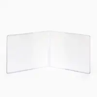 Обложка Удостоверение 11*0,3*8 см, Иск кожа, тисн. золото, бордовый