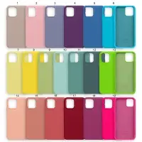 Чехол iPh 12 Mini (5.4) Silicon Сase APL WS (с лого)