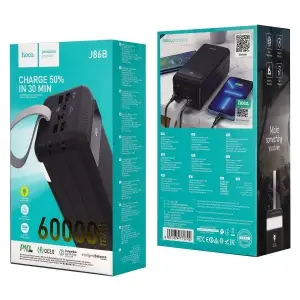 Портативный аккумулятор 60000 mAh J86B HOCO черный
