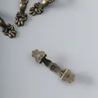 Ручка для шкатулки металл, набор 4 шт., 4.2&times;0.7&times;0.5 см
