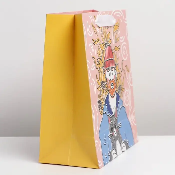 Пакет подарочный ламинированный, упаковка, «Ваня», ML 23 х 27 х 11.5 см Пакет подарочный ламинированный, упаковка, «Ваня», ML 23 х 27 х 11.5 см