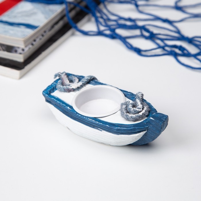 Подсвечник "Лодка" 13*6*6см