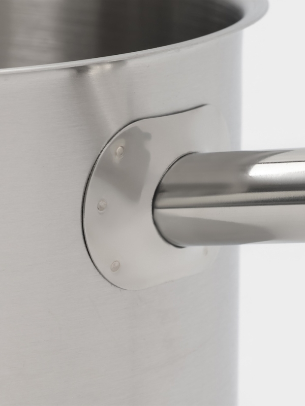 Ковш 6,3 л, d=24, h=14 см, с крышкой, толщина стенки 0,8 мм, индукция, две ручки Ковш 6,3 л, d=24, h=14 см, с крышкой, толщина стенки 0,8 мм, индукция, две ручки