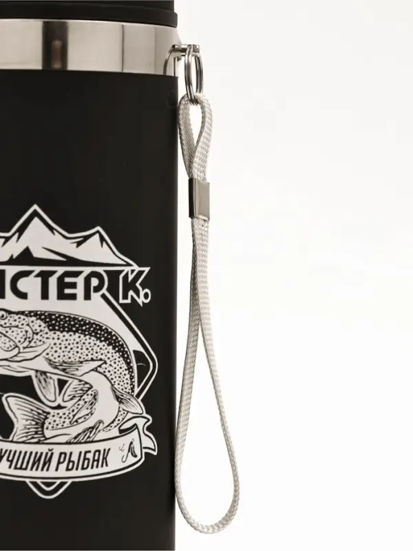 Термос &laquo;Лучший рыбак&raquo;, 500 мл, с кружкой, 6.5&times;24 см
