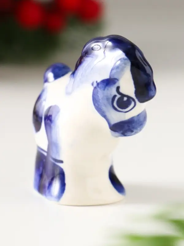 Сувенир Пони малая, 4,5х4,5х2,5см, гжель Сувенир Пони малая, 4,5х4,5х2,5см, гжель