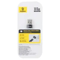 Переходник USB на Type-C 5A Baseus черный CAAOTG-01