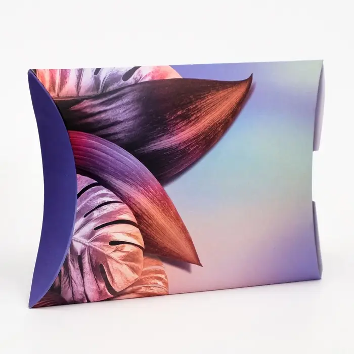 Коробка складная "Листья", 19 х 14 х 4 см