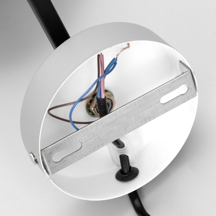 Бра с выключателем на проводе "Пиатти" LED 12Вт 4000К серый 15х26х16см