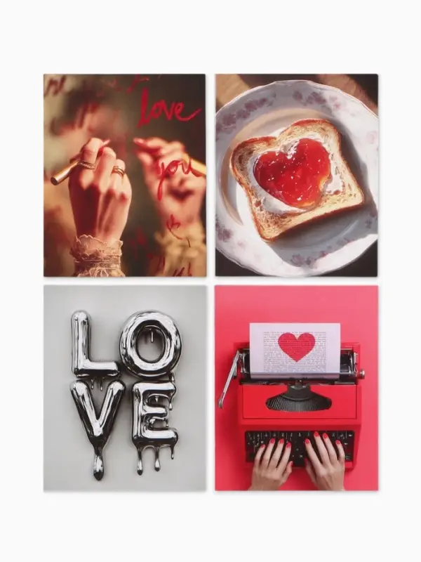 Открытки мини &laquo;Любовь&raquo;, набор 35 шт., 8&times;9.5 см