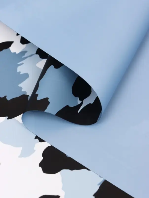 Пленка для цветов, &laquo;Эклер&raquo;, бело-синий, 57&times;57 см