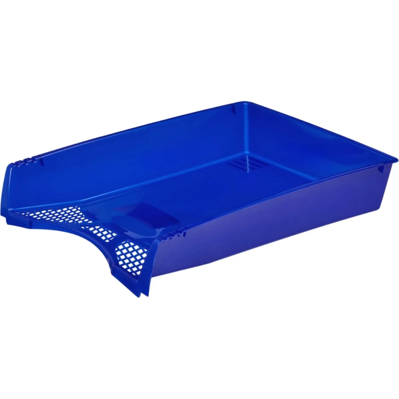 Лоток горизонтальный Офис Класс синий