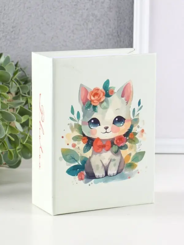 Фотоальбом "Кошечка" 100ф 10X15см, ПП карм.