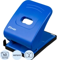 Дырокол Комус Vigor 6365 синий до 40л