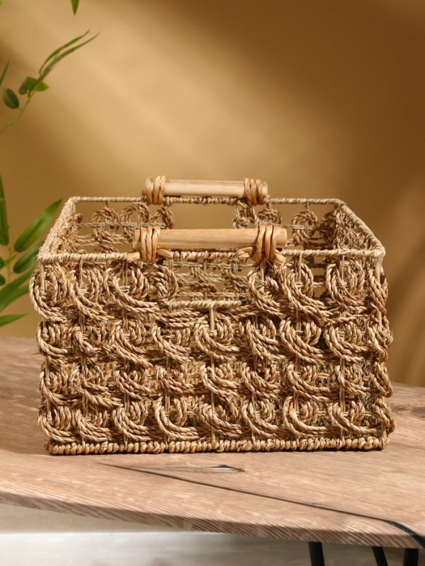 Корзина плетеная 46х31х20 см, сиграсс