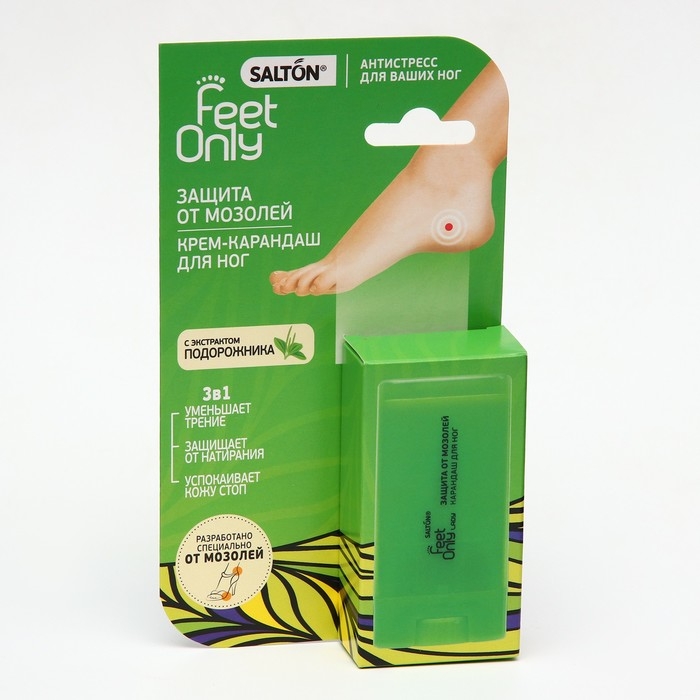 Карандаш для ног Salton Feet Comfort Lady Защита от мозолей, 1 шт Карандаш для ног Salton Feet Comfort Lady Защита от мозолей, 1 шт