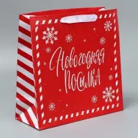 Набор пакетов подарочных &laquo;Снежного Нового года&raquo;, 3 шт., 30&times;30&times;12 см