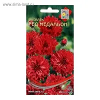Семена цветов  Василёк "Ред Медальон", 50 шт