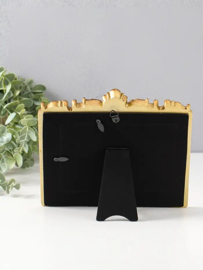 Фоторамка полистоун 10х15 см "Вельможа" золото 1,5х20,3х18 см