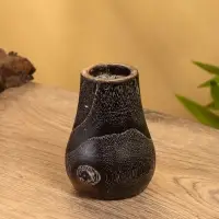 Подсвечник, d=4 см, 9&times;9&times;12 см, дерево джати, тёмно-коричневый