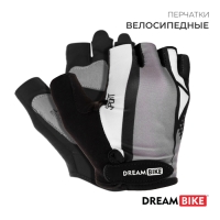 Перчатки велосипедные Dream Bike, с гелевыми вставками, мужские, р. M