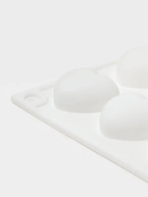 Форма для муссовых десертов и шоколада KONFINETTA &laquo;Сердца&raquo;, силикон, 29.7&times;17.3&times;1.5 см, 35 ячеек (2.7&times;2.5 см), белая