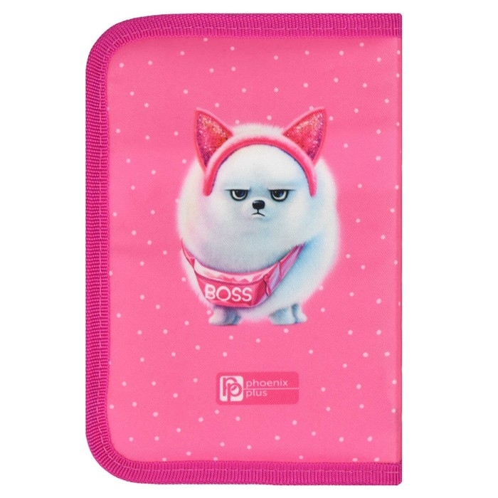 Пенал 1 секция, 133 х 200 х 35 мм, текстильный, Феникс Пенал 1 секция, 133 х 200 х 35 мм, текстильный, Феникс "Босс шпиц" 65712