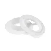 Люверсы для штор, d=15.5/26.5 мм, набор 100 шт., белые