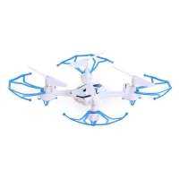 Квадрокоптер радиоуправляемый SKYDRONE, работает от аккумулятора, цвет синий