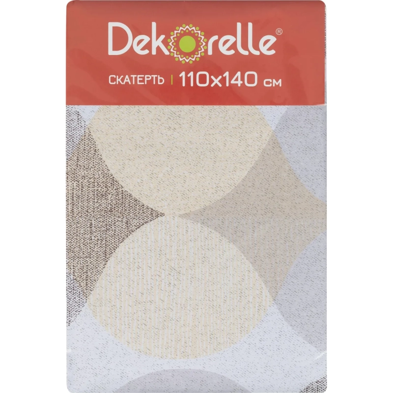 Скатерть ПВХ на тканевой основе Dekorelle Ad&egrave;le 126, разм. 110х140 см