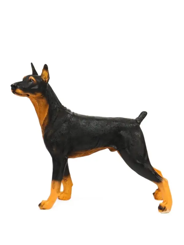 Садовая фигура из полистоуна &laquo;Собака Доберман&raquo;, 45&times;19&times;46 см