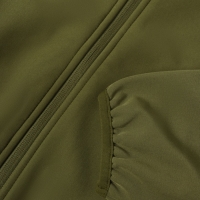 Ветровка демисезонная для мальчиков MINAKU из Softshell на флисе, непромокаемая, оливковый, рост 110 см