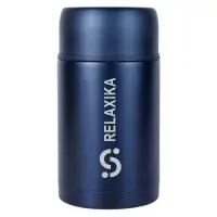 Термос для еды Relaxika 1000, темно-синий