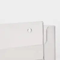 Подставка под визитки настенная 9.5&times;2&times;4.5 см, оргстекло 2 мм