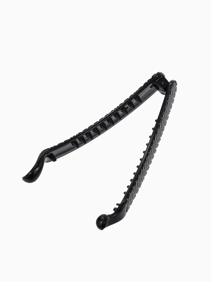 Банан для волос &laquo;Классика чёрный&raquo;, ромбы, 10.5 см, чёрный