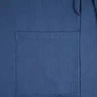 Халат вафельный Kimono, темно-синий, размер XL/XXL