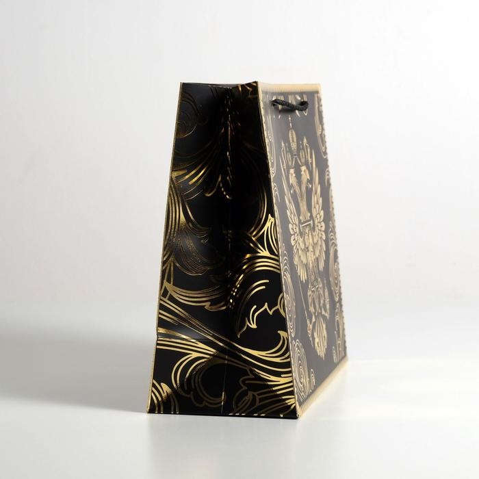 Пакет подарочный, упаковка, «Gold Russia», 32 х 26 х 12 см Пакет подарочный, упаковка, «Gold Russia», 32 х 26 х 12 см