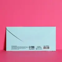 Конверт для денег «С Днём рождения!», 16.5×8 см