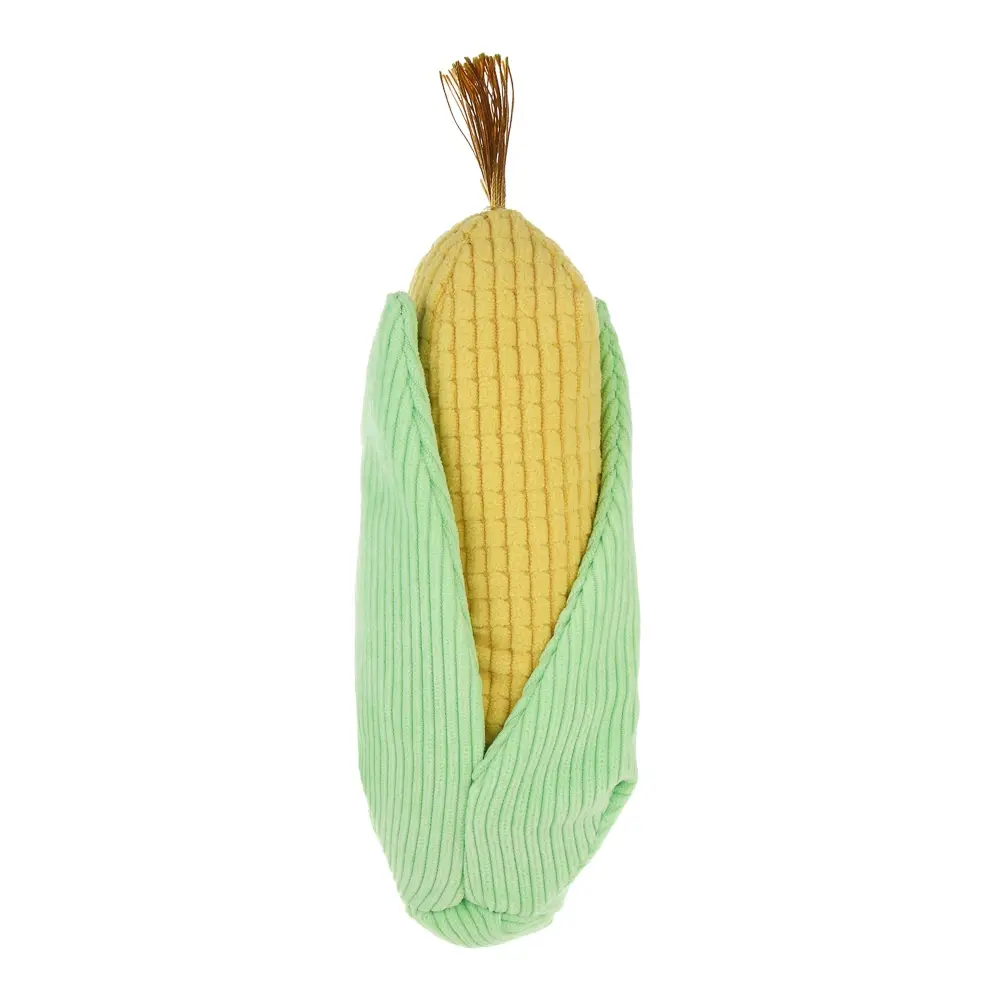 Игрушка для собак тм VETTA, мягкая с пищалкой, кукуруза, 22x5,5 см