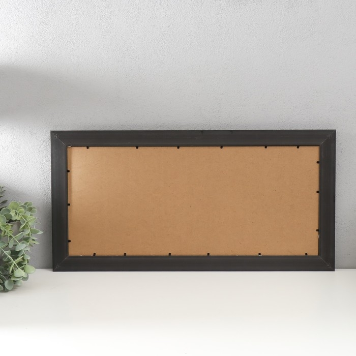 Фоторамка пластик, текстиль на 4 фото "Путешествие в Париж" с прищепками, черный 60х30 см