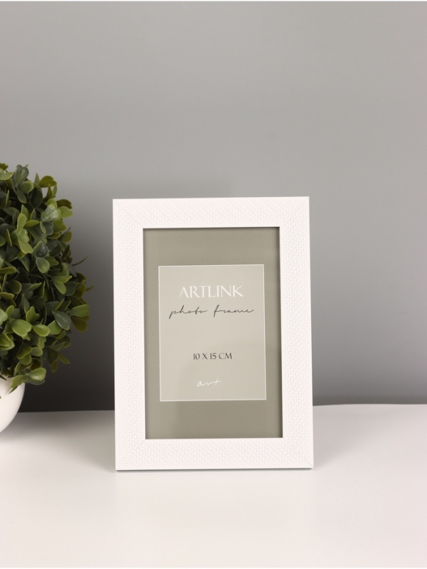 Фоторамка пластик "Lucy" 10х15 см, белый