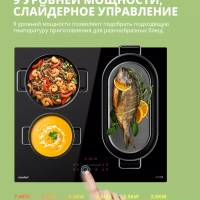 Индукционная варочная панель CIH611, инвертор, зона flex