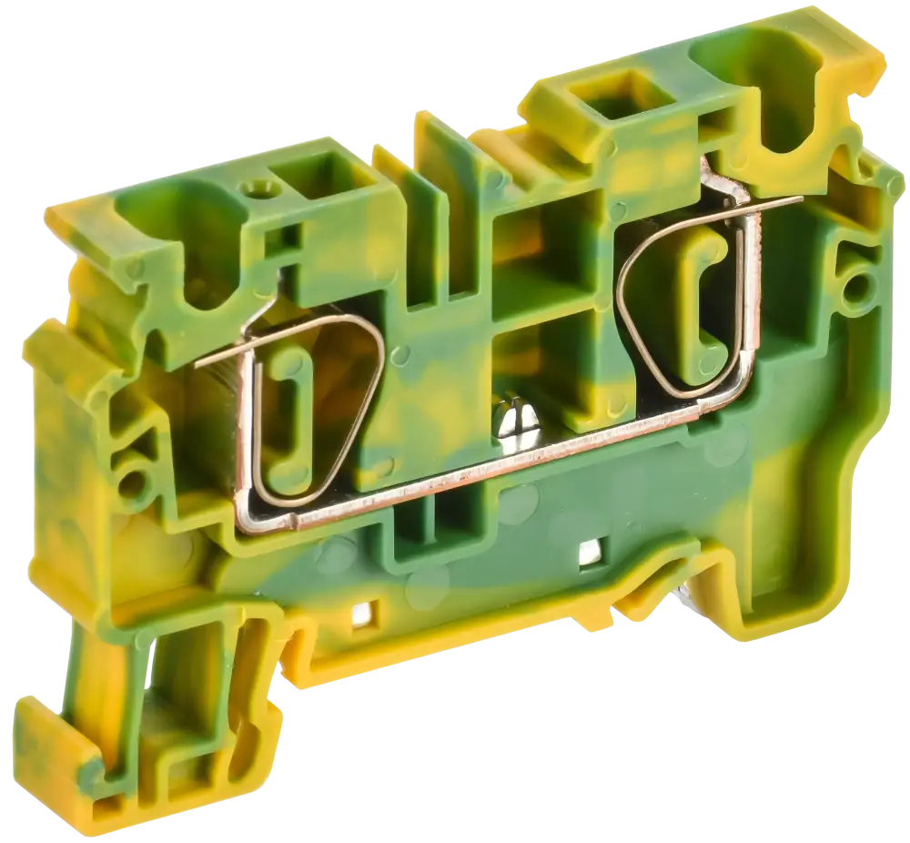 ARMAFIX Клемма пружинная CX6 PE 6мм2 проходная заземляющая IEK