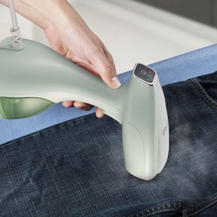 Отпариватель Kitfort КТ-9150, ручной, 1500 Вт, 300 мл, 25 г/мин, зелёный Отпариватель Kitfort КТ-9150, ручной, 1500 Вт, 300 мл, 25 г/мин, зелёный