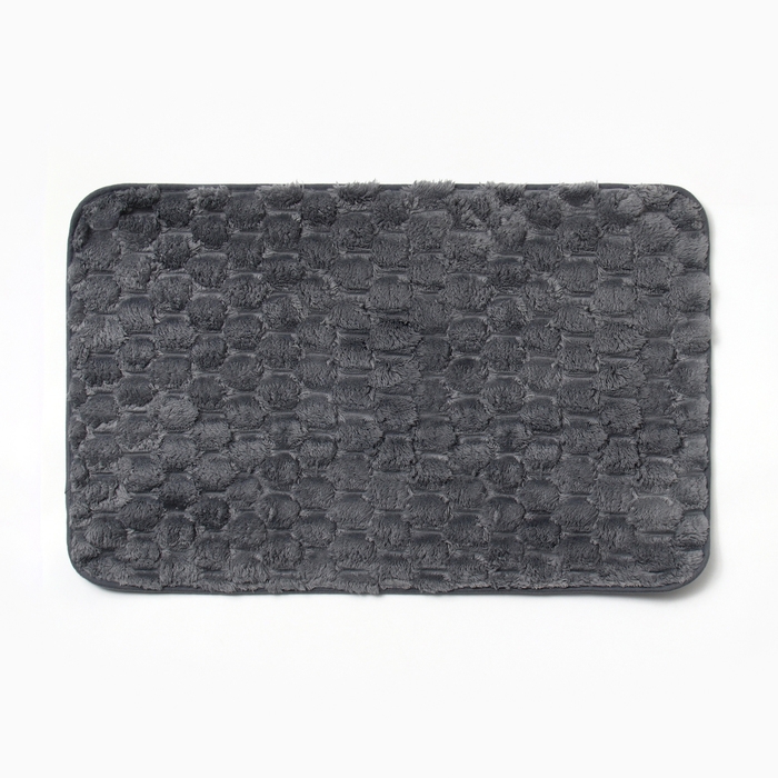 Коврик для ванной Этель Коврик для ванной Этель "Ромбы", цв. серый, 50х80 см