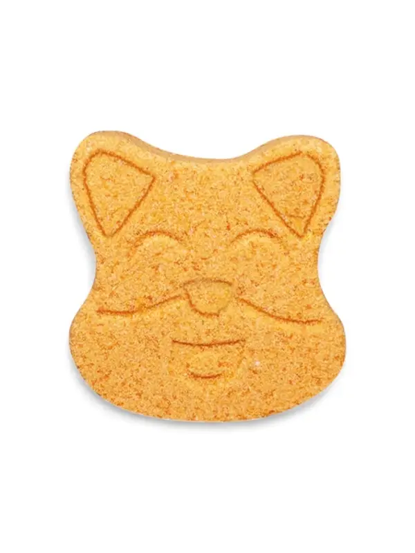 Бомбочка для ванн фигурная "счастливая лиса" 90 г